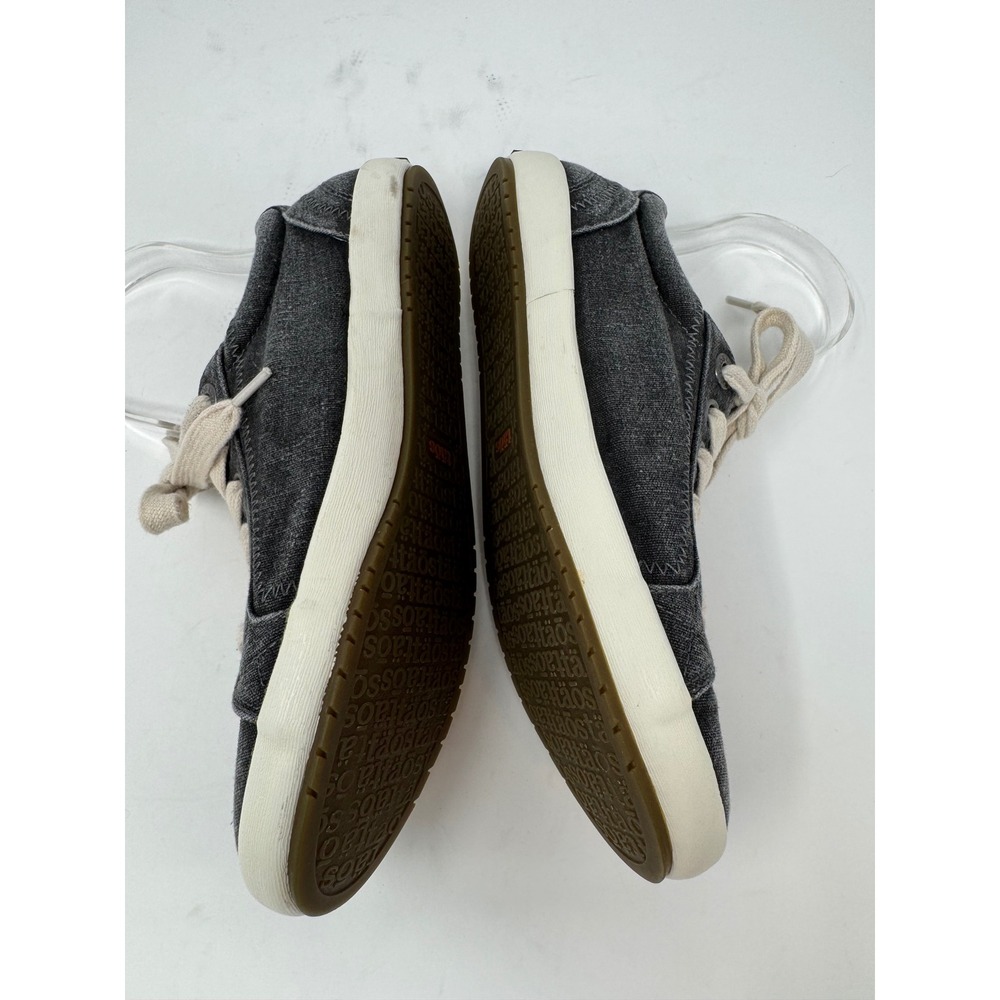 Taos Star Charcoal Gray Washed Canvas Low Top Sneakers Womens 6.5 STA-12844 - Picture 4 of 10